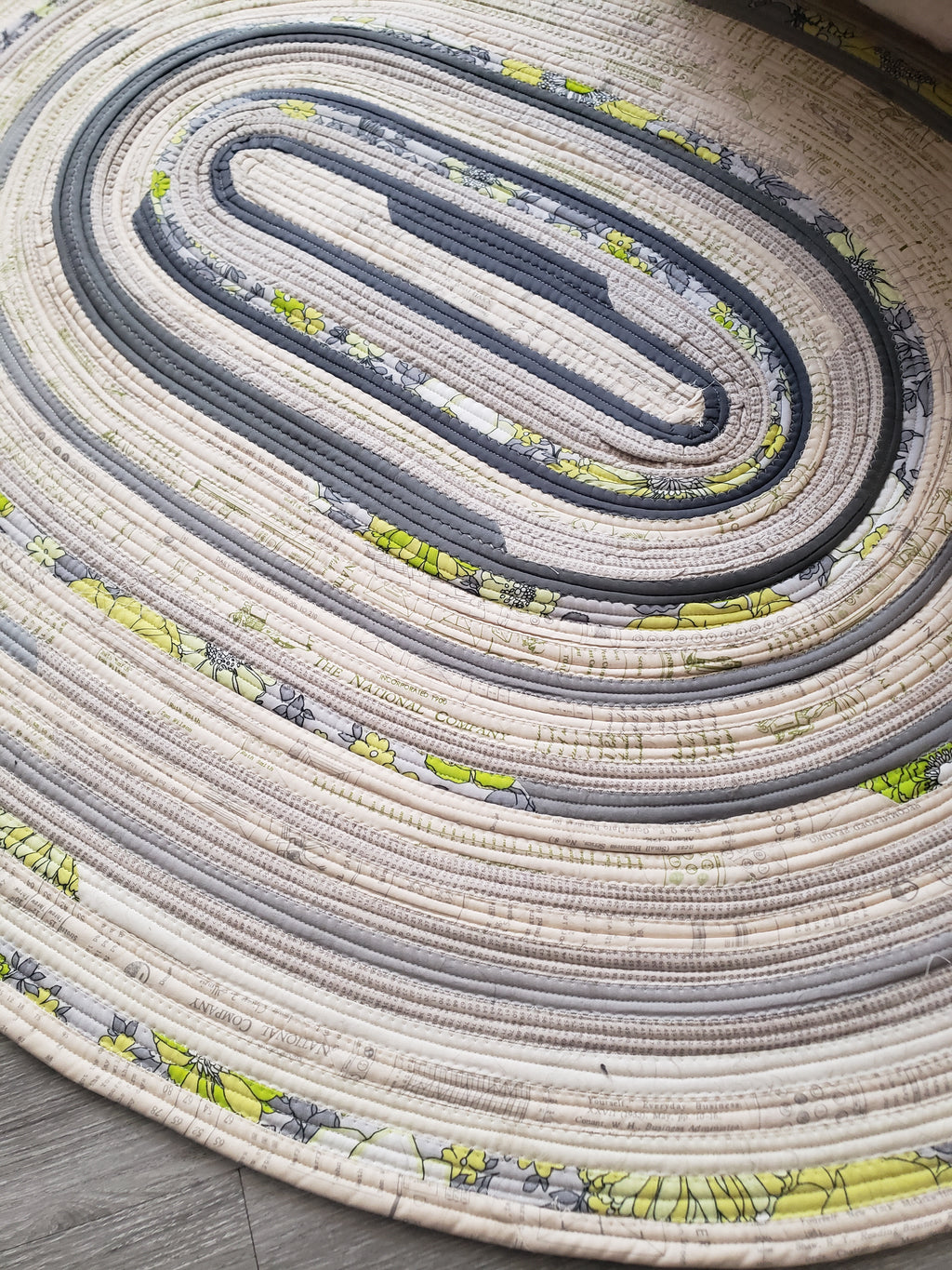 Lime Typewriter Area Rug