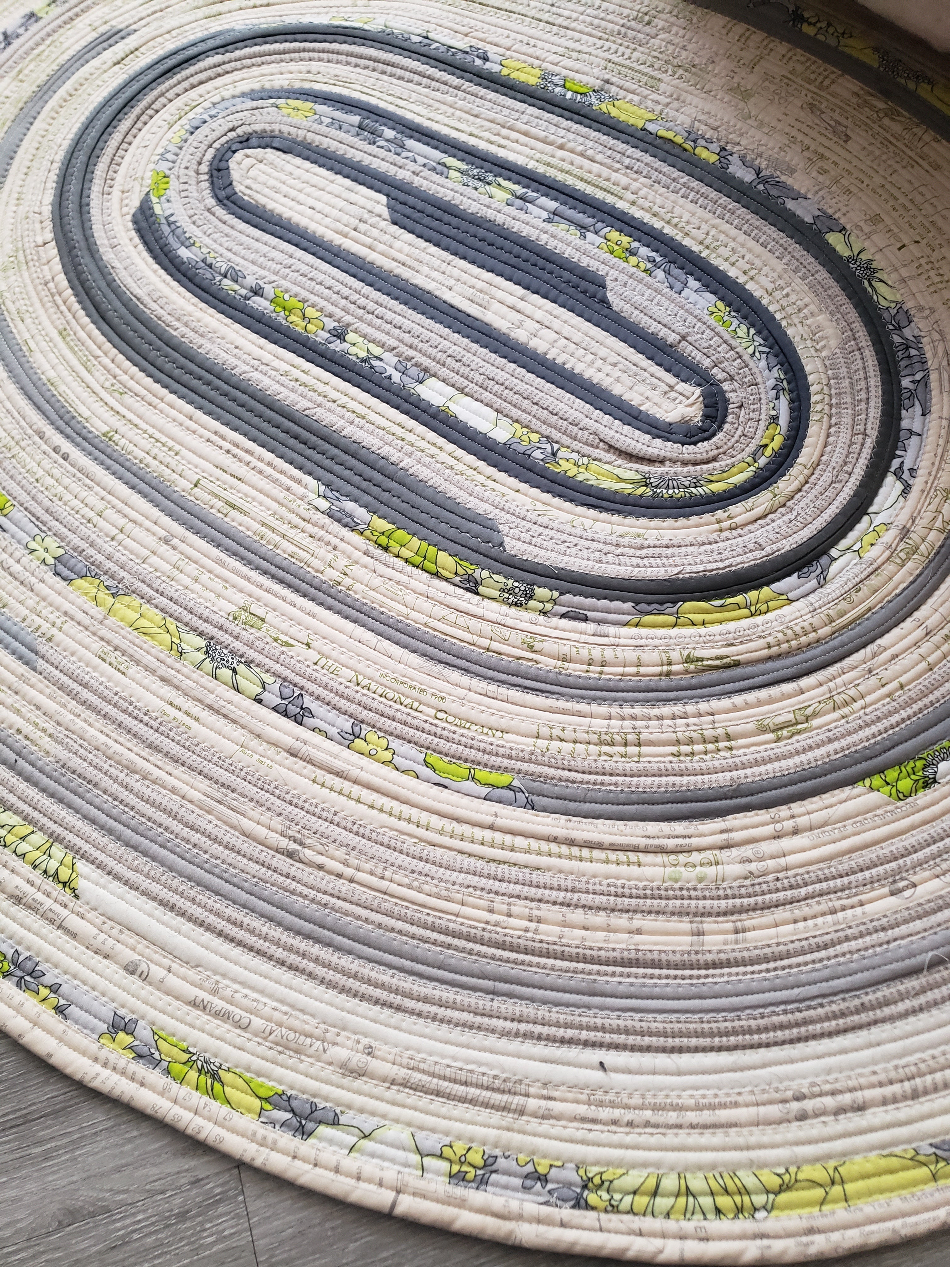 Lime Typewriter Area Rug